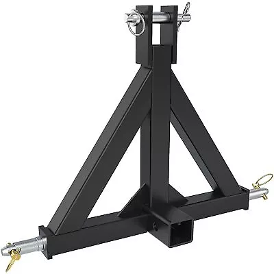 3 Point Hitch Receiver With 2 Receiver For Category 1 Tractor Drawbar Hitch • $78.95