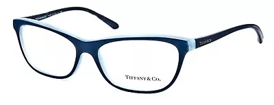 TIFFANY & CO .  Eyeglasses -- TF2078 8165 -- Tiffany Blue / Navy Blue -- Womens • $244