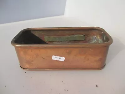 £22 • Buy Vintage Copper Trough Tub Old Brass Handles Planter Plant Pot