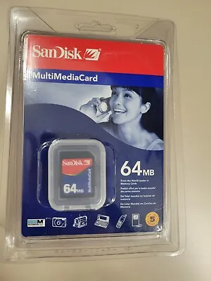 New SanDisk  64MB  Multimediacard • $8.80