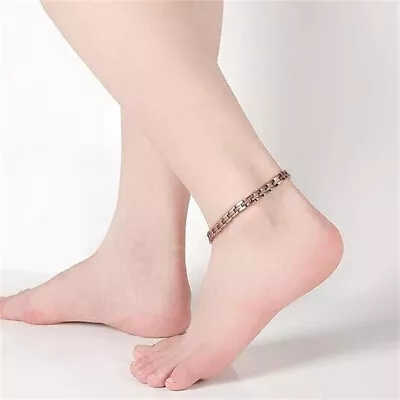 Pure Copper Ankle Bracelet For Women Mens Magnetic Anklet Chain Jewelry Gift • $12.99