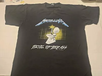 Vintage Metallica “Metal Up Your Ass” T Shirt.  1994 In Great Condition  • $700