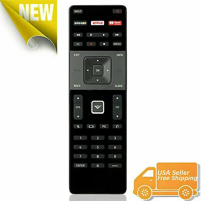 XRT122 For Smart TV Vizio Remote Control W Amazon Netflix IHeart Radio APP Key • $5.82