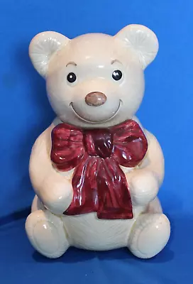 Vintage Metlox Teddy Bear Cookie Jar - Mint Condition  - Displayed Only • $32.99