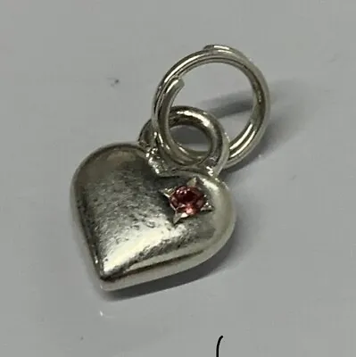 LONDON Ladies Charm Sterling Silver 925 Heart Jewel NEW RRP95 • £25