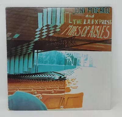 $15 • Buy JONI MITCHELL Miles Of Aisles AB202 SRC PRC Dbl LP Vinyl VG+