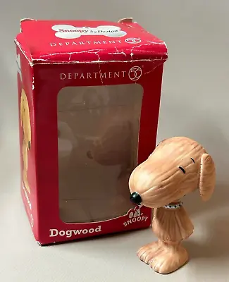 Department 56 Snoopy By Design  Dogwood  Porcelin Figure (2013) Peanuts Shulz • $40