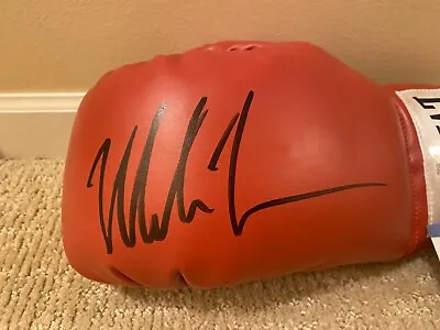 Lefty Mike Tyson Signed Everlast Red Boxing Glove Autograph Auto Beckett BAS • £121.64