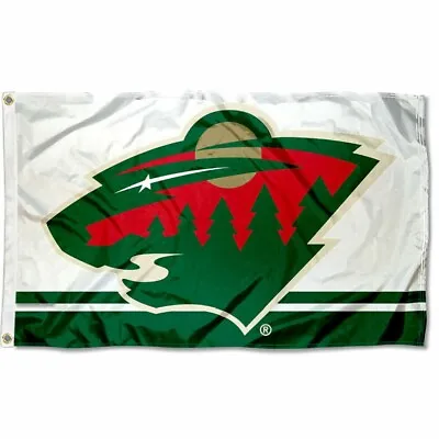 Minnesota Wild 3'x5' Flag/banner **100% Full Color On Both Sides Of Flag** • $13.89