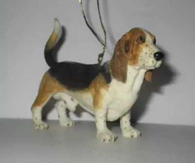 Vintage BASSET HOUND DOG CHRISTMAS TREE ORNAMENT • $9.99