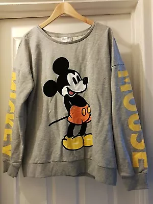 £10 • Buy Women's Primark Mickey Mouse Sweatshirt Size 16