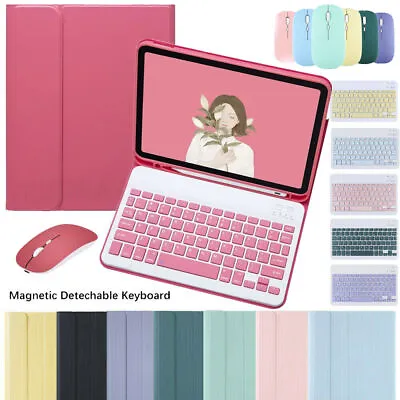 For IPad Mini 1 2 3 4 5 6th Gen 8.3'' Bluetooth Keyboard Mouse Smart Case Cover • £13.20