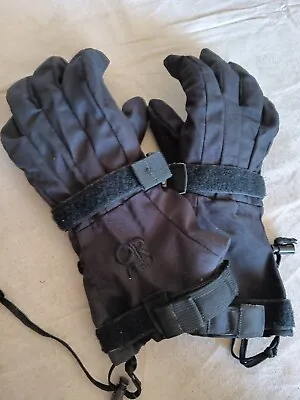 Used OR Outdoor Research Military Black Pro Mod Gloves With Liner Small USGI • $25