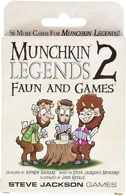 Munchkin Legends 2 Faun And Game Steve Jackson Games • $10.99