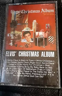 Holiday Elvis Presley Christmas Album Lightly Used Cassette Tape 1957 Excellent • $8.50