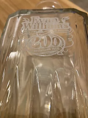 Evan Williams 1783/1983  200 Year Anniversary  Whiskey Bourbon Bottle Decanter • $5.50