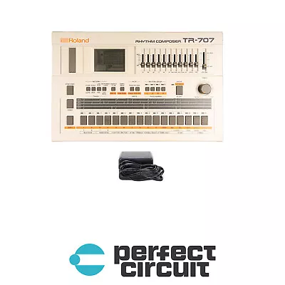 Roland TR-707 Rhythm Composer DRUM MACHINE - VINTAGE - PERFECT CIRCUIT • $829