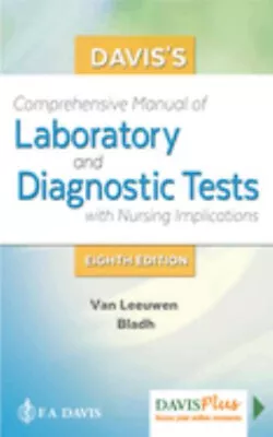 Davis's Comprehensive Manual Of Laboratory And Diagnostic Tests W • $6.29