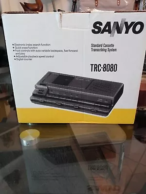 Sanyo Standard Cassette Transcribing System TRC-8080  Preowned No Foot Pedal  • $24.99