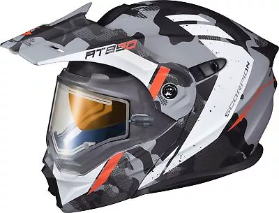 Scorpion EXO-AT950 Outrigger Snow Helmet W/Electric Shield Matte Gray • $120.43