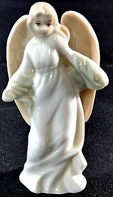 Vintage “K's Collection” Porcelain Light Green And White Angel Figurine 3” • $4.98