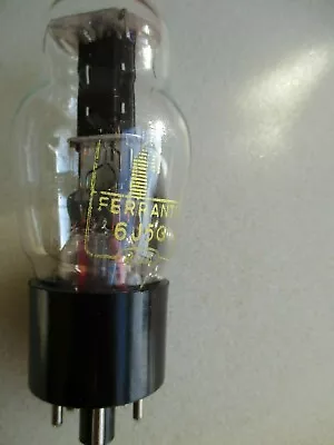 Rare Ferranti B.V.A. 6J5G (L63) Tube NOS • $82