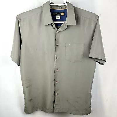 Quicksilver Men’s Medium Waterman Collection Fishing Short Sleeve Button Up  • $14.39