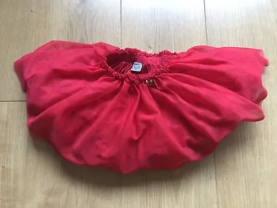 NEXT Baby Girl Red Tulle Tutu Layered Party Skirt 9-12 Months • £3