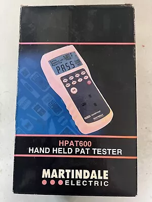 MARTINDALE Hand Held PAT Tester - HPAT 600 • £399.99