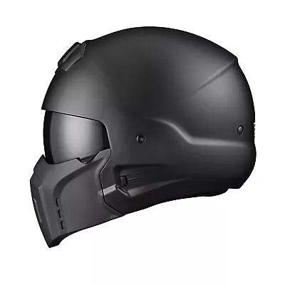 AHR Open Face Motorcycle Helmet W/ Detachable Chin Guard Visor DOT Approved • $79.90