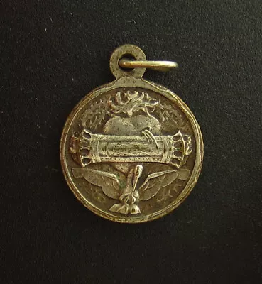 Vintage Sacred Heart Of Jesus Bruges Medal Religious Holy Catholic • $19.99