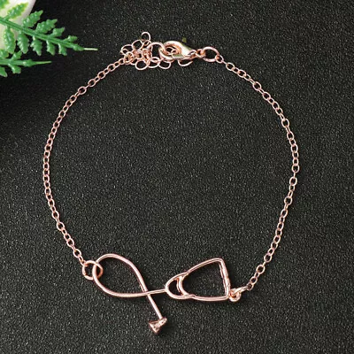  2 Pcs Alloy Bracelets Jewelry Women Graduation Medical Miss Nurse W • £7.35