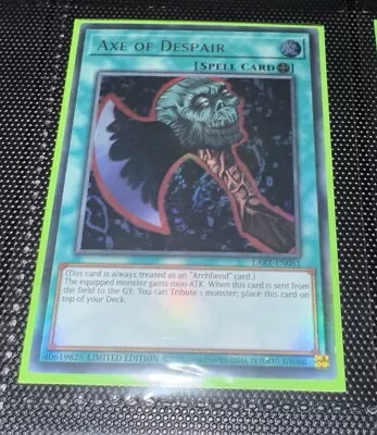 Yugioh TCG Axe Of Despair LART-EN051 Ultra Rare • $6.27