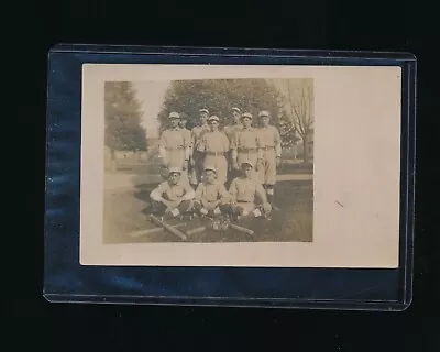 1913 Real Photo Rppc Post Card Baseball Team Columbia School Bellingham WA Wash • $40