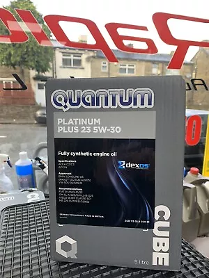 Genuine Quantum Platinum Plus 5W-30 Fully Synthetic Oil 5 Litre APPROVED • £34.75