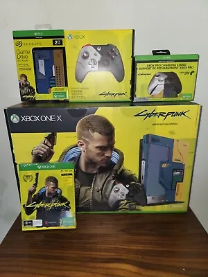 Cyberpunk Xbox One X Console Ultimate Bundle! All Brand New Mint Limited Edition • $1700