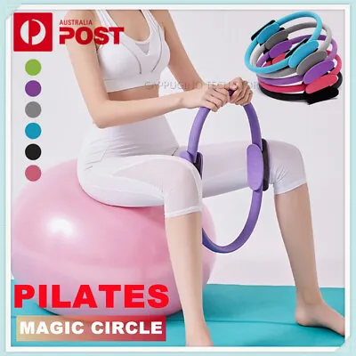 $15.95 • Buy Pilates Ring Exercise Resistance Yoga Gym Rings Fitness Magic Circle Foam Grip