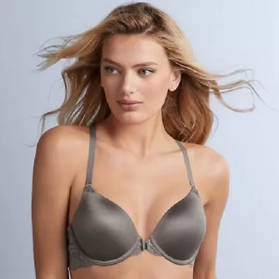 NWPT Maidenform 36DD Pure Genius Extra Coverage Racer-Back Bra 7112 Gray 114071 • $27