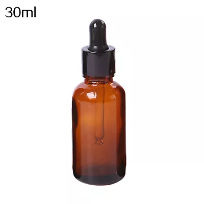5ml-100ml Mini Amber Glass Liquid Reagent Pipette Bottle Eye Dropper Empty 14 • $6.89