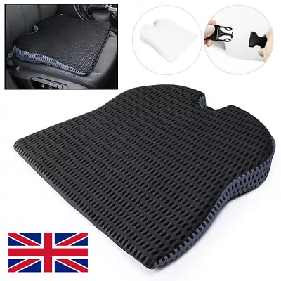 Universal Car Seats Cushion Thick Wedge Memory Foam Office Chair Comfort Pad Mat • £15.97