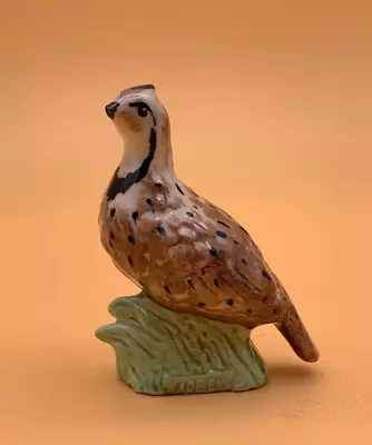 Wade Whimsie Brown & White Bobwhite Quail RARE 2009 • £14.99