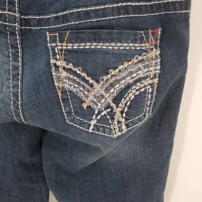 $30 • Buy Hydraulic Jeans Juniors Lola Curvy Slim Boot Size 13/14 Denim