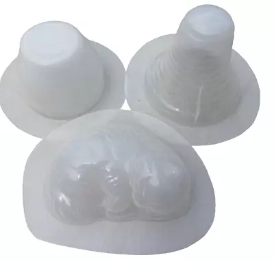 3 2nd Quality Molds From 4  - 5.5  Appx. Molds As Shown 3 Molds Mushroom Set Cat • $1.51