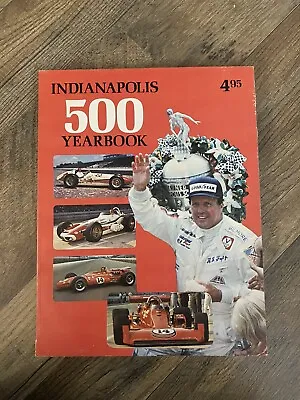 1977 Hungness Yearbook Indy 500 Indianapolis Foyt Johncock Sneva Unser Hardbound • $22.49