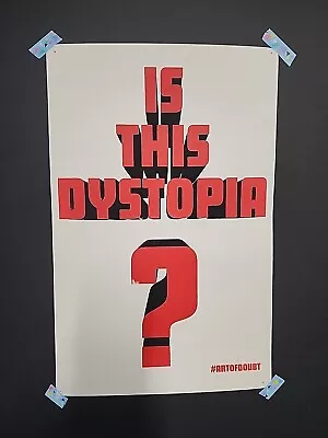 Metric  Is This Dystopia?  Art Of Doubt Poster *Super Rare* 11X17  Band Poster • $65