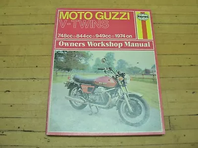 Moto Guzzi 1974-1977 Haynes Repair Shop Manual 750 850 1000 Le Mans T3 S3 DS54 • $39.99