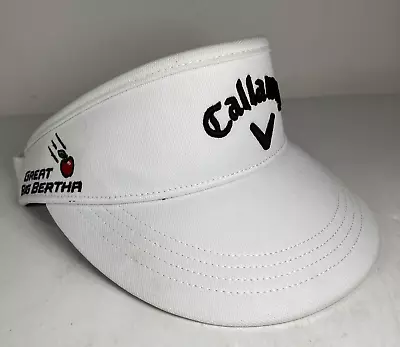 Callaway Big Bertha Tour White Golf Visor Hat Cap • $24.99