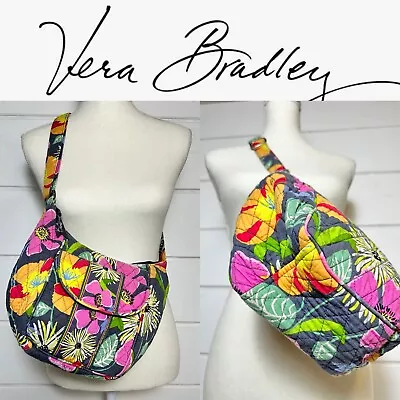 Vera Bradley Bag Crossbody Shoulder Purse Clare Jazzy Blooms Quilted • $36