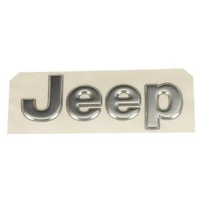 1997-2005 Jeep Grand Cherokee JEEP LOGO Nameplate Decal Emblem Chrome MOPAR OE • $76.19