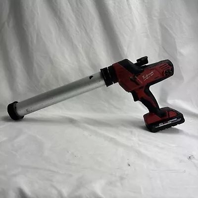 Milwaukee 2640-20 M18 Caulk Gun Tool & 2 M18 CP3.0 & CP1.5 Batteries • $149.99